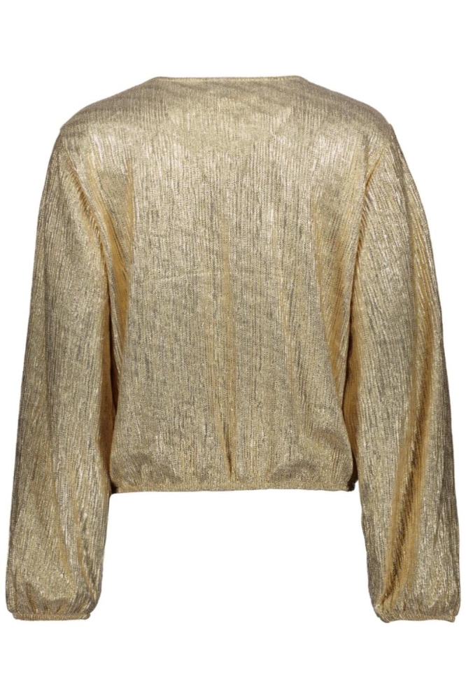 VMGIGI LS V-NECK TOP EXP 10340928 GOLD COLOUR